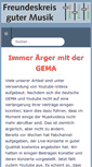 Mobile Screenshot of fkgm.de